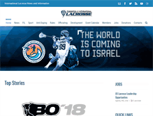 Tablet Screenshot of filacrosse.com